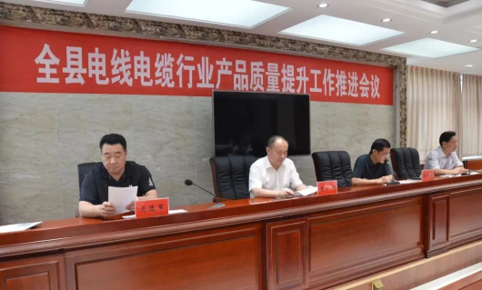 阳谷县电线电缆行业产品质量提升工作推进会议顺利召开(图1)